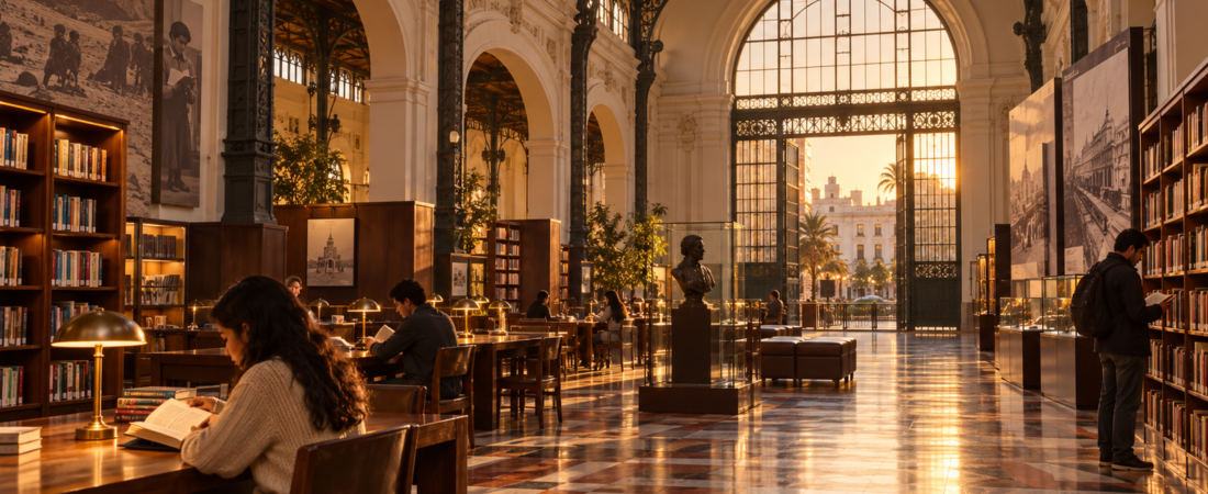 Casa de la Literatura Peruana: leer un país desde una antigua estación de tren